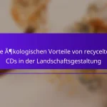 Die ökologischen Vorteile von recycelten CDs in der Landschaftsgestaltung