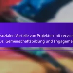 Die sozialen Vorteile von Projekten mit recycelten CDs: Gemeinschaftsbildung und Engagement