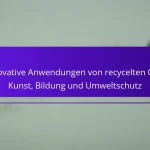 Innovative Anwendungen von recycelten CDs: Kunst, Bildung und Umweltschutz
