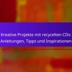 Kreative Projekte mit recycelten CDs: Anleitungen, Tipps und Inspirationen