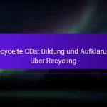 Recycelte CDs: Bildung und Aufklärung über Recycling