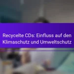 Recycelte CDs: Einfluss auf den Klimaschutz und Umweltschutz