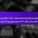Recycelte CDs: Gemeinschaftsprojekte und Engagement für die Umwelt