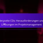 Recycelte CDs: Herausforderungen und Lösungen im Projektmanagement