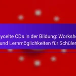 Recycelte CDs in der Bildung: Workshops und Lernmöglichkeiten für Schüler