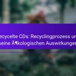 Recycelte CDs: Recyclingprozess und seine ökologischen Auswirkungen