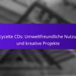 Recycelte CDs: Umweltfreundliche Nutzung und kreative Projekte