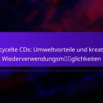 Recycelte CDs: Umweltvorteile und kreative Wiederverwendungsmöglichkeiten