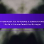 Recycelte CDs und ihre Verwendung in der Innenarchitektur: Stilvolle und umweltfreundliche Lösungen