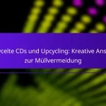 Recycelte CDs und Upcycling: Kreative Ansätze zur Müllvermeidung