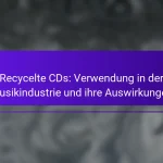 Recycelte CDs: Verwendung in der Musikindustrie und ihre Auswirkungen