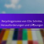 Recyclingprozess von CDs: Schritte, Herausforderungen und Lösungen