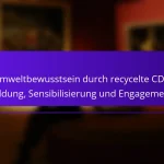 Umweltbewusstsein durch recycelte CDs: Bildung, Sensibilisierung und Engagement