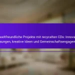 Umweltfreundliche Projekte mit recycelten CDs: Innovative Lösungen, kreative Ideen und Gemeinschaftsengagement